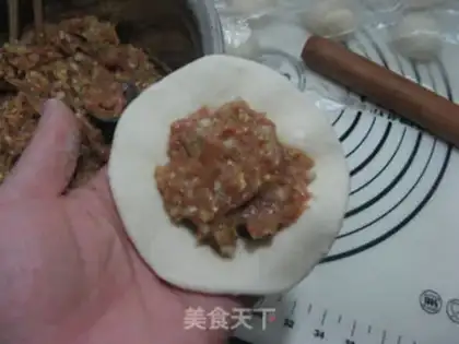 Make Pork cabbage buns step 12