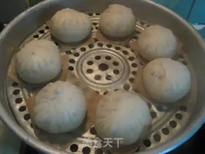 Make Pork cabbage buns step 15