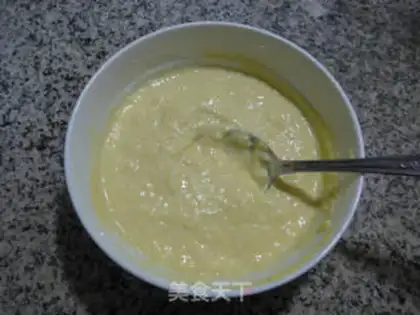 Make Round cabbage corn bumps step 1