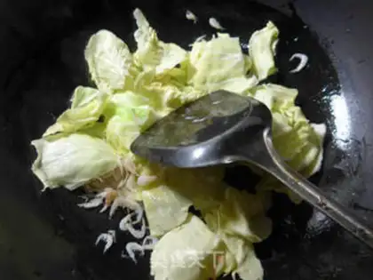 Make Round cabbage corn bumps step 2