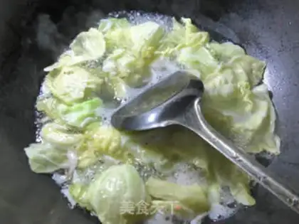 Make Round cabbage corn bumps step 3