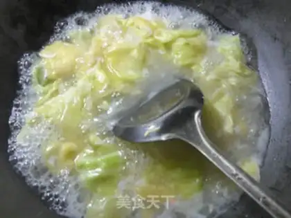 Make Round cabbage corn bumps step 4