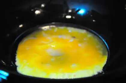 Make Snack eggcake step 5