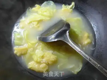 Make Round cabbage corn bumps step 6