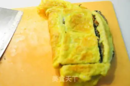 Make Snack eggcake step 8