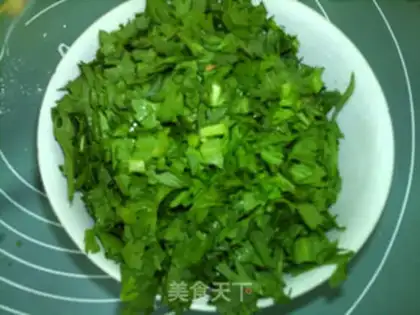 Make Steamed artemisinin balls step 2