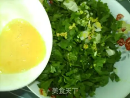 Make Steamed artemisinin balls step 3