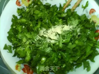 Make Steamed artemisinin balls step 4