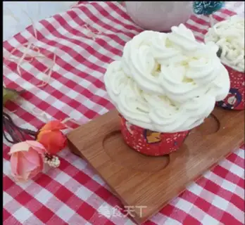 Make Cup cream cake step 7