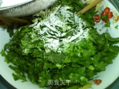 Make Steamed artemisinin balls step 6