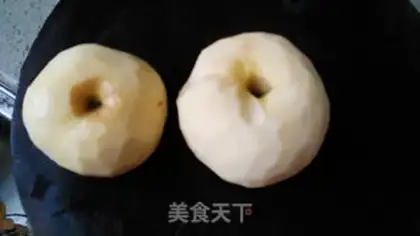 Make Sweet apple sauce step 1