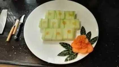 Make Wintermelon steaming poles step 3