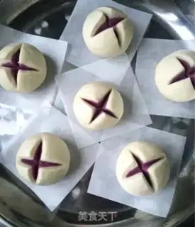 Make Flower buns step 11