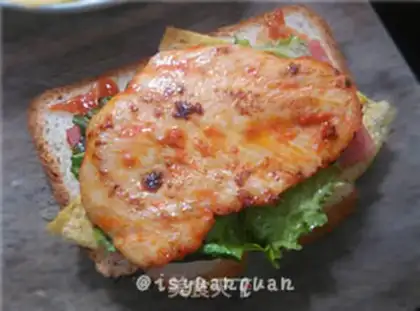 Make Chicken vegetable sandwich step 11