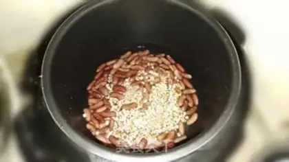 Make Red bean rice step 2