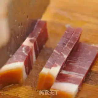 Make Toad of ham radish soup step 1