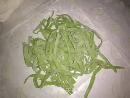 Make Spinach noodles step 6