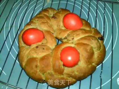 Make Greek Easter bread step 20