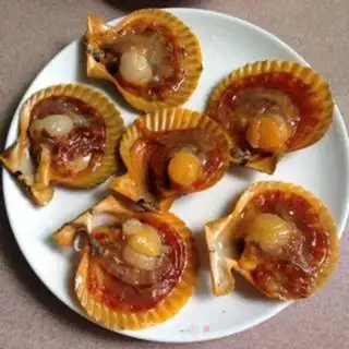 Make Garlic scallops step 0