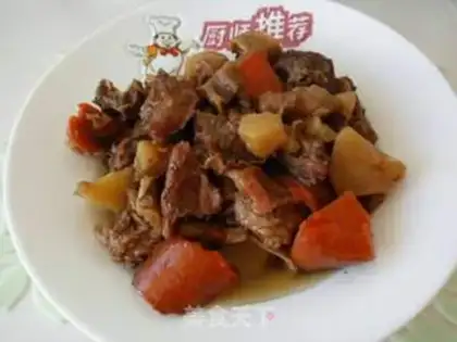 Make No-water beef stew step 8