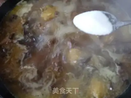 Make Cracker chicken mushrooms step 7