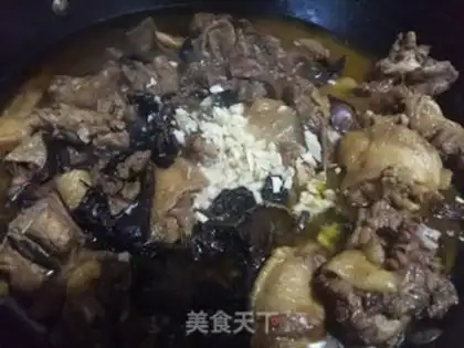 Make Cracker chicken mushrooms step 8