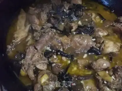 Make Cracker chicken mushrooms step 9