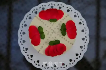 Make The durian mousse cake step 12