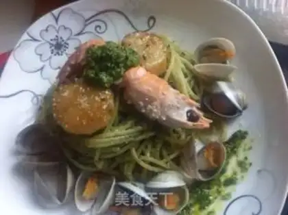Make Seafood cyanide noodles step 14