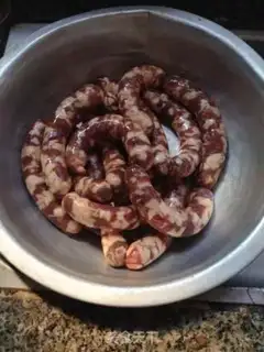 Make Homemade broad sausages step 2