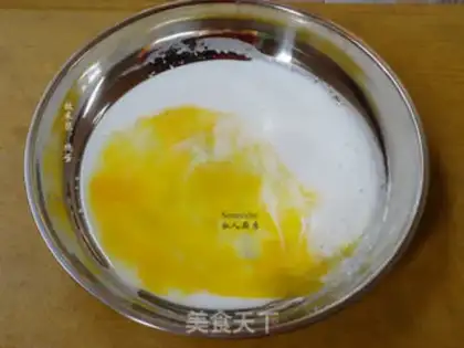 Make Egg sausage powder step 4