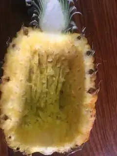 Make Pineapple rice step 1