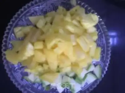 Make Pineapple rice step 2