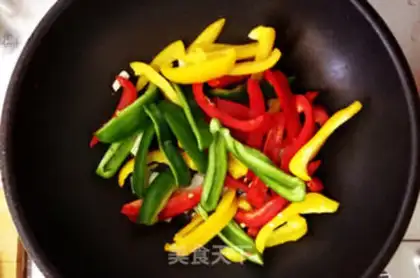 Make "Spring Wind 10 miles of pepper squid." step 10