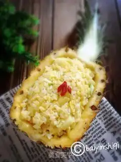 Make Pineapple rice step 7