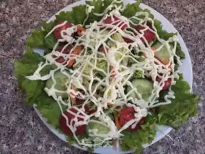 Make Vegetable salad step 3