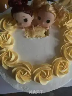 Make Smiling dolls and bath cakes step 11