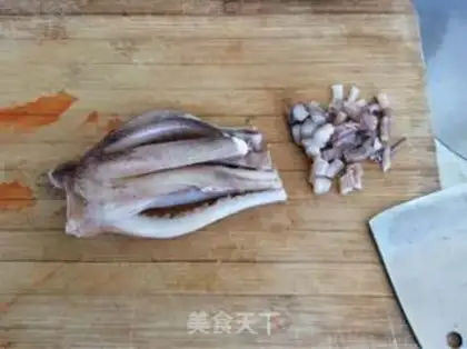Make Roasted rice squid step 2