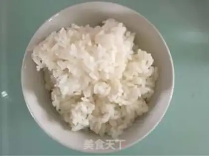 Make A green ham and rice step 3