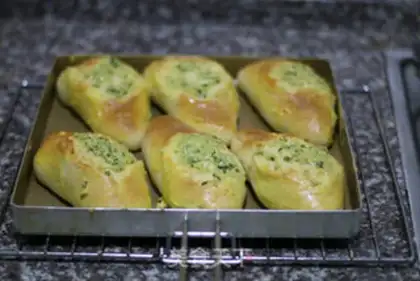Make Garlic bread step 16