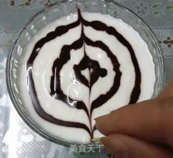 Make Chocolate lace old yogurt step 4