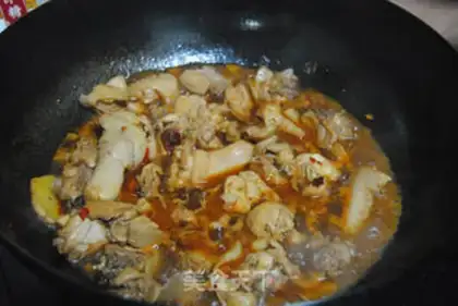 Make Spicy mushroom chicken step 7