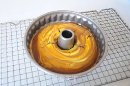 Make A marble cake step 24