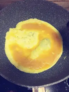 Make Egg fried rice step 3