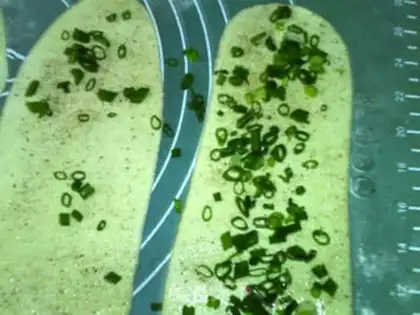 Make Pyramid onion rolls step 15