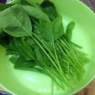 Make Vegetable spinach step 0