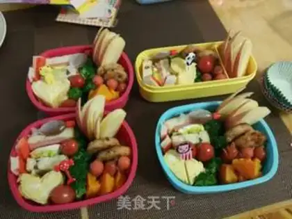 Make "Spring-day sweet lunch." step 22