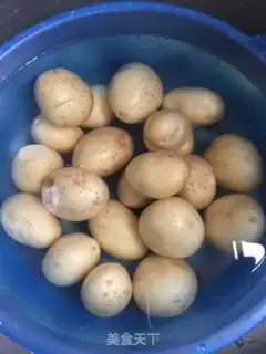 Make Pepper salt, potatoes step 1