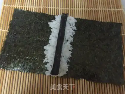 Make Panda sushi step 5