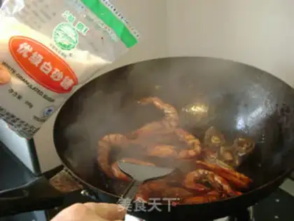 Make Abalone sucking shrimp step 10